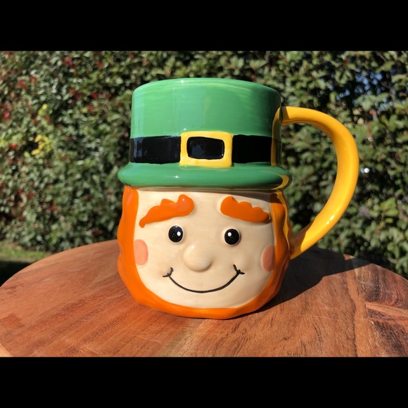 Leprechaun St Patrick’s day mug set - Picture 3 of 4